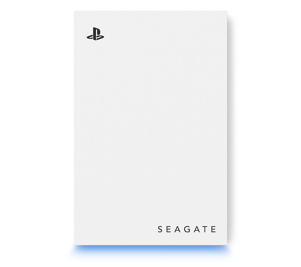 SEAGATE Gaming Hard Drive for PlayStation - 5 TB, White