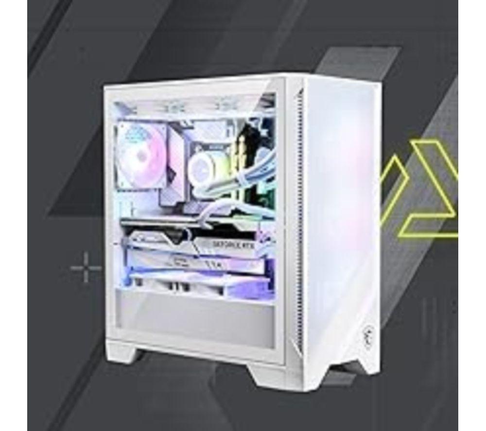 Buy MSI MAG FORGE 320R AIRFLOW ATX Mid-Tower PC Case - White | Currys