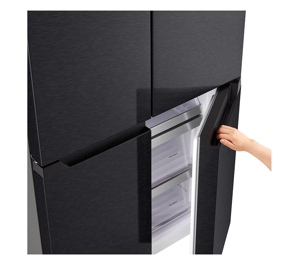 LG GMM42ABBEH American-style Fridge Freezer - Matte Black image number 12 of 15