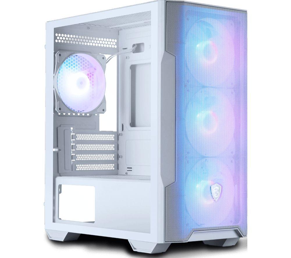 MSI MAG FORGE M100R ATX Mid-Tower PC Case - White