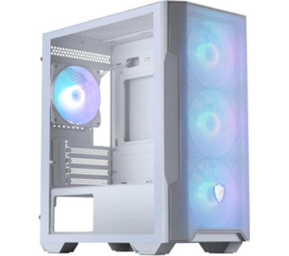 MSI MAG FORGE M100R ATX Mid-Tower PC Case - White image number 2 of 3