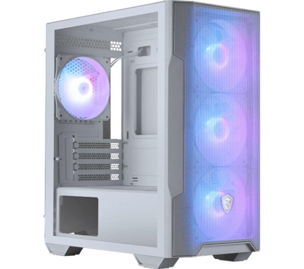 MSI MAG FORGE M100R ATX Mid-Tower PC Case - White image number 3 of 3