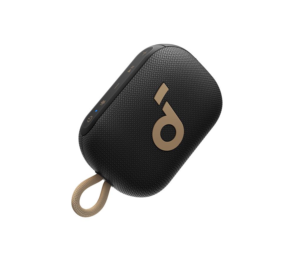 Soundcore Select 4 Go Portable Bluetooth Speaker - Black & Gold, Black
