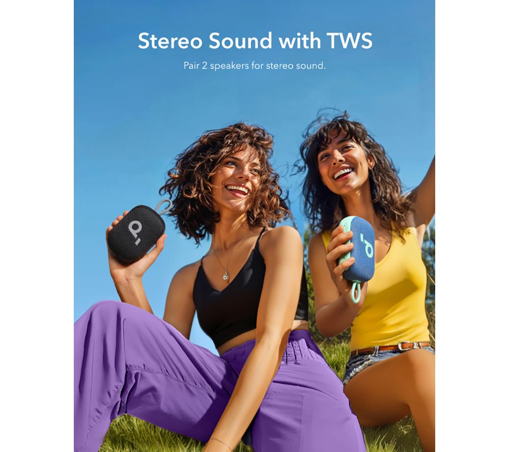 SOUNDCORE Select 4 Go Portable Bluetooth Speaker - Black & Gold image number 6 of 7