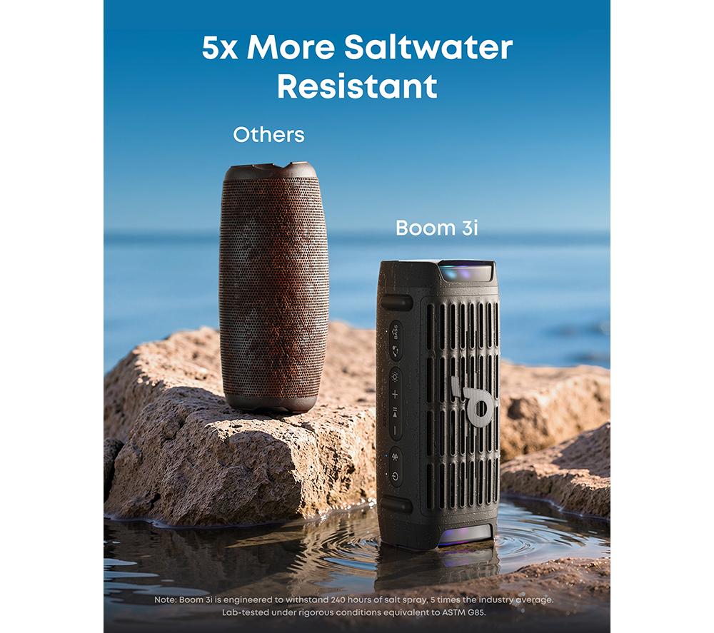 SOUNDCORE Boom 3i Portable Bluetooth Speaker - Adventurer Black image number 5 of 13