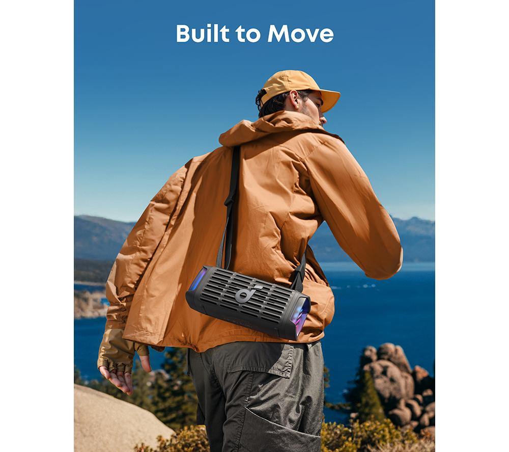 SOUNDCORE Boom 3i Portable Bluetooth Speaker - Adventurer Black image number 6 of 13