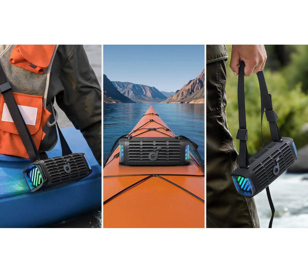 SOUNDCORE Boom 3i Portable Bluetooth Speaker - Adventurer Black image number 8 of 13