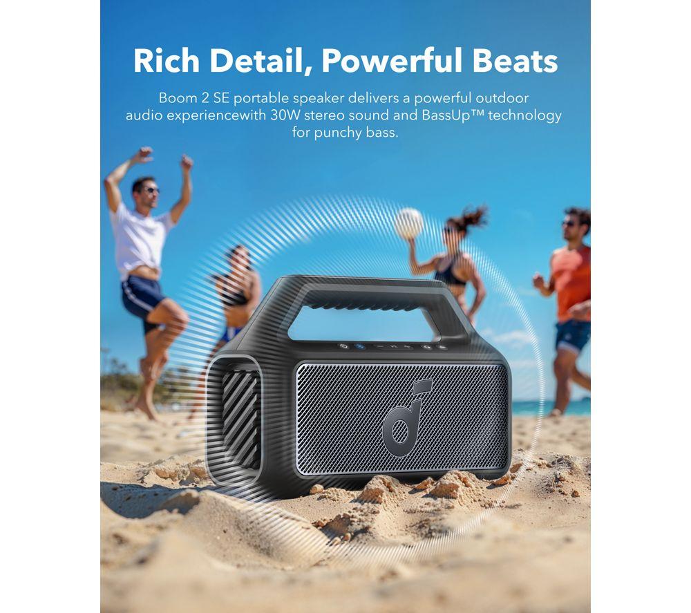Buy SOUNDCORE Boom 2 SE Portable Wireless Speaker - Black | Currys