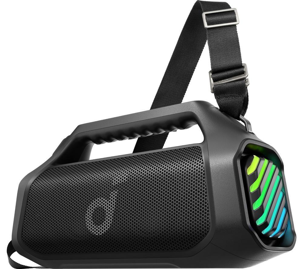 Soundcore Boom 2 Pro Portable Bluetooth Speaker - Black, Black