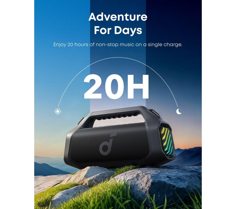 Buy SOUNDCORE Boom 2 Pro Portable Bluetooth Speaker - Black | Currys