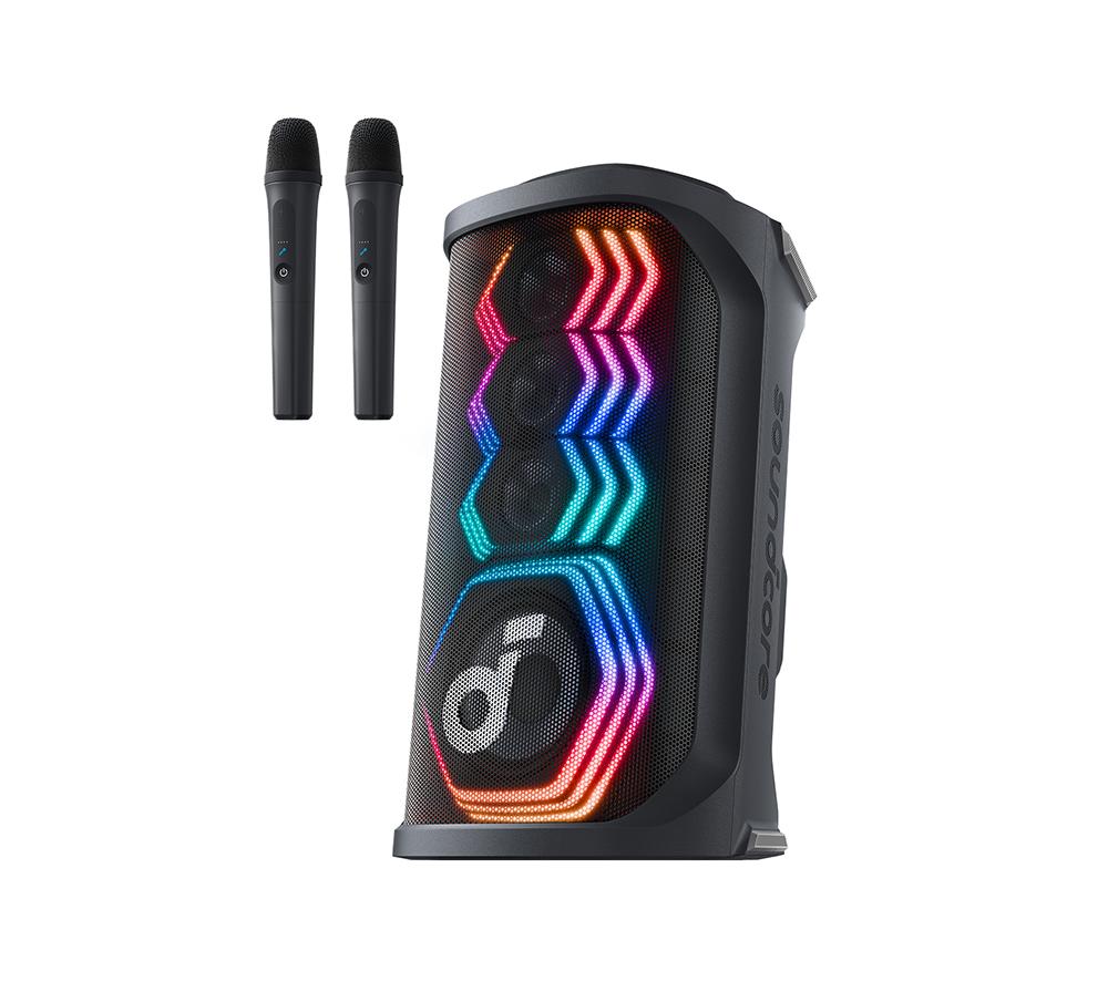 SOUNDCORE Rave 3S Wireless Megasound Party Hi-Fi System - Black image number 2 of 10