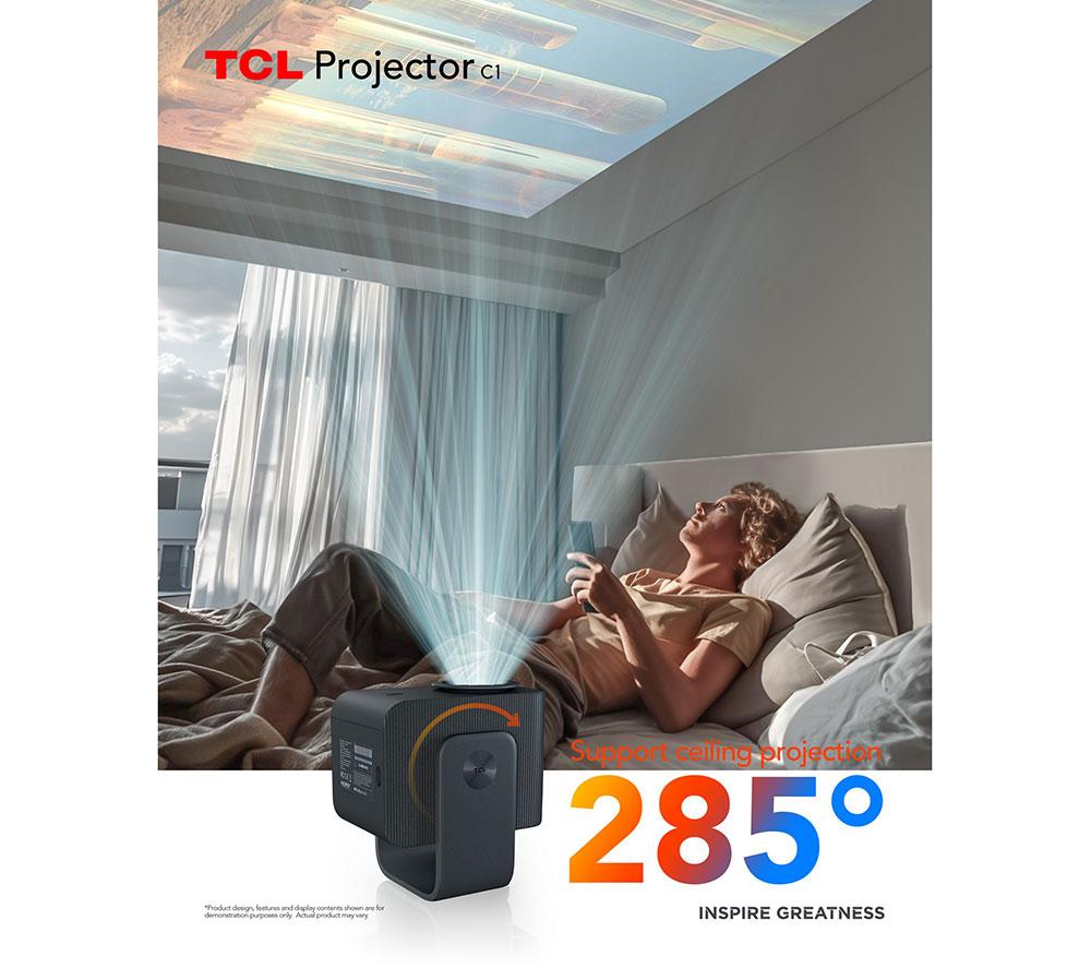 TCL C series C1 Smart Full HD Home Cinema Projector image number 6 of 9
