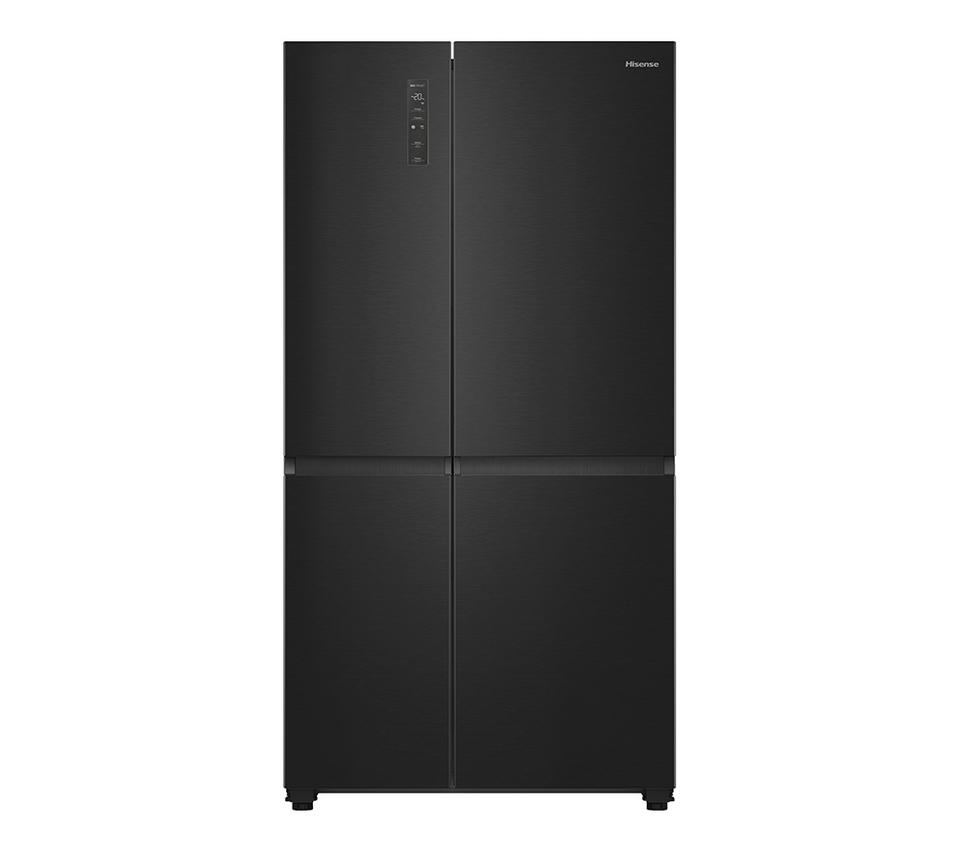 HISENSE PureFlat RS5P668SSFC American-Style Smart Fridge Freezer - Black Stainless Steel