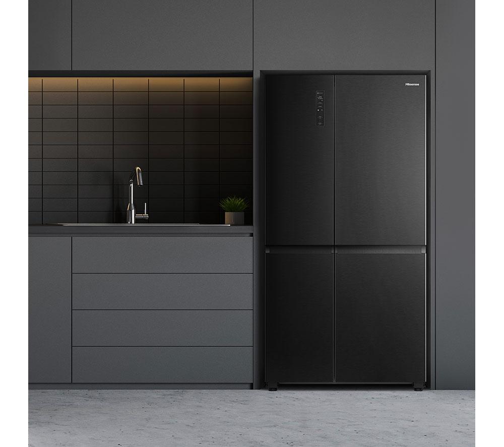 HISENSE PureFlat RS5P668SSFC American-Style Smart Fridge Freezer - Black Stainless Steel image number 11 of 15