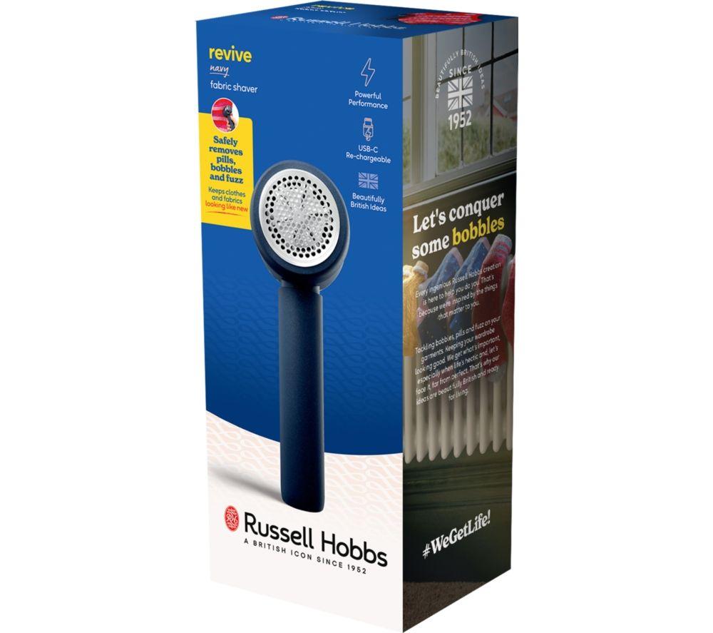 RUSSELL HOBBS Revive Fabric Shaver - Midnight Blue image number 8 of 8