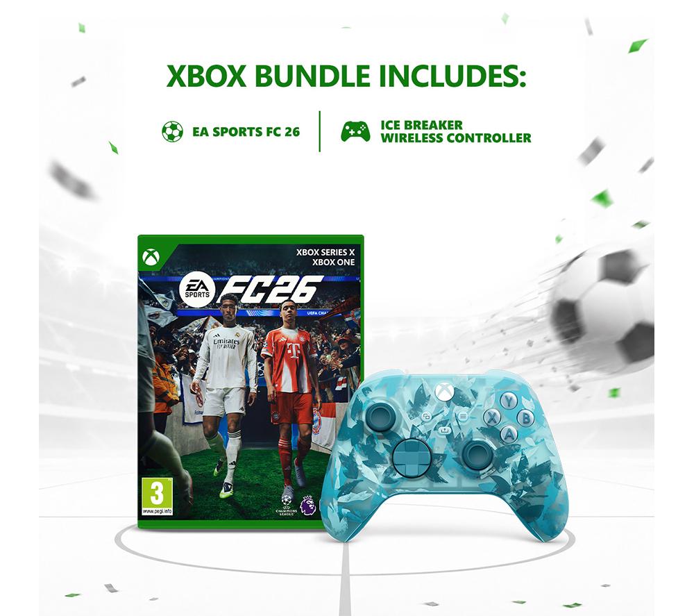 XBOX Wireless Controller (Ice Breaker Special Edition) & EA Sports FC 26 Bundle image number 2 of 5