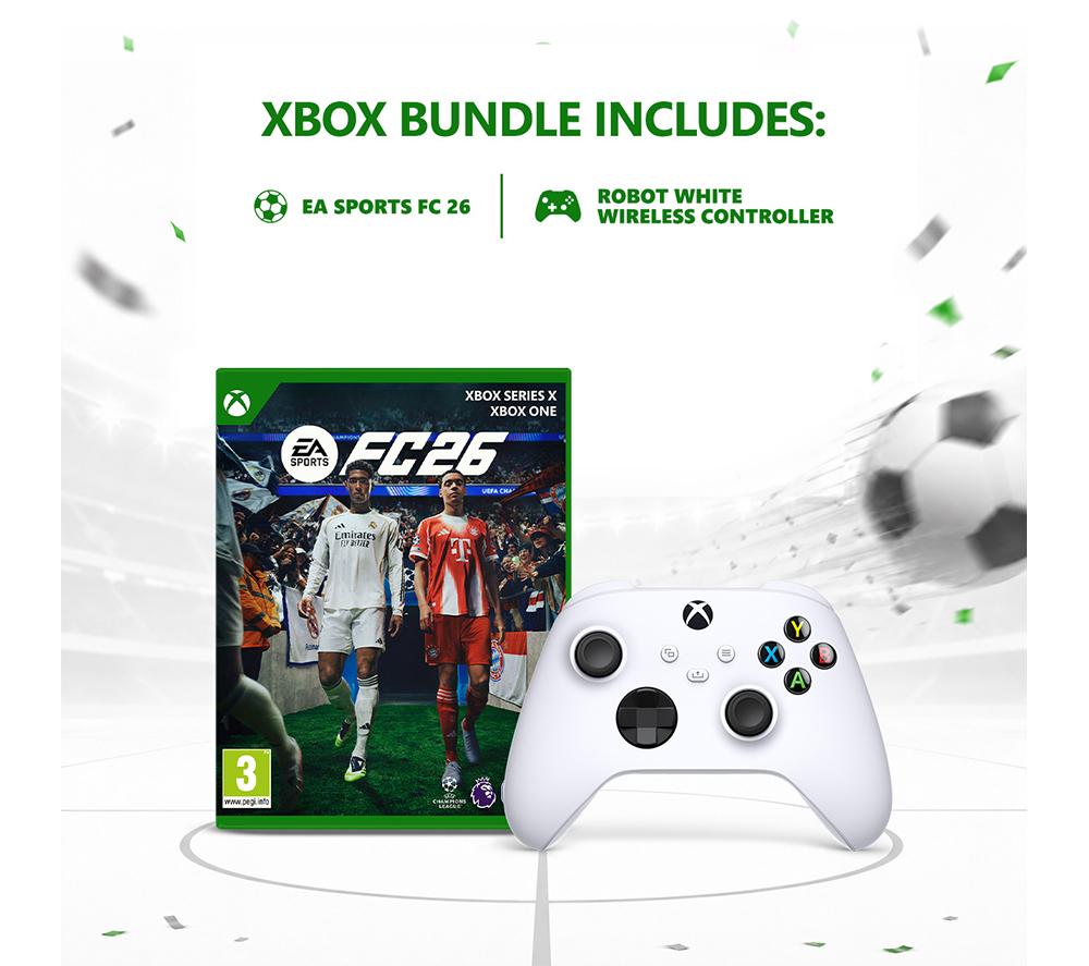 XBOX Wireless Controller (Robot White) & EA Sports FC 26 Bundle image number 2 of 5