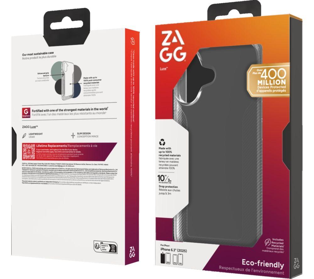 ZAGG Luxe iPhone 17 Case - Clear image number 2 of 2