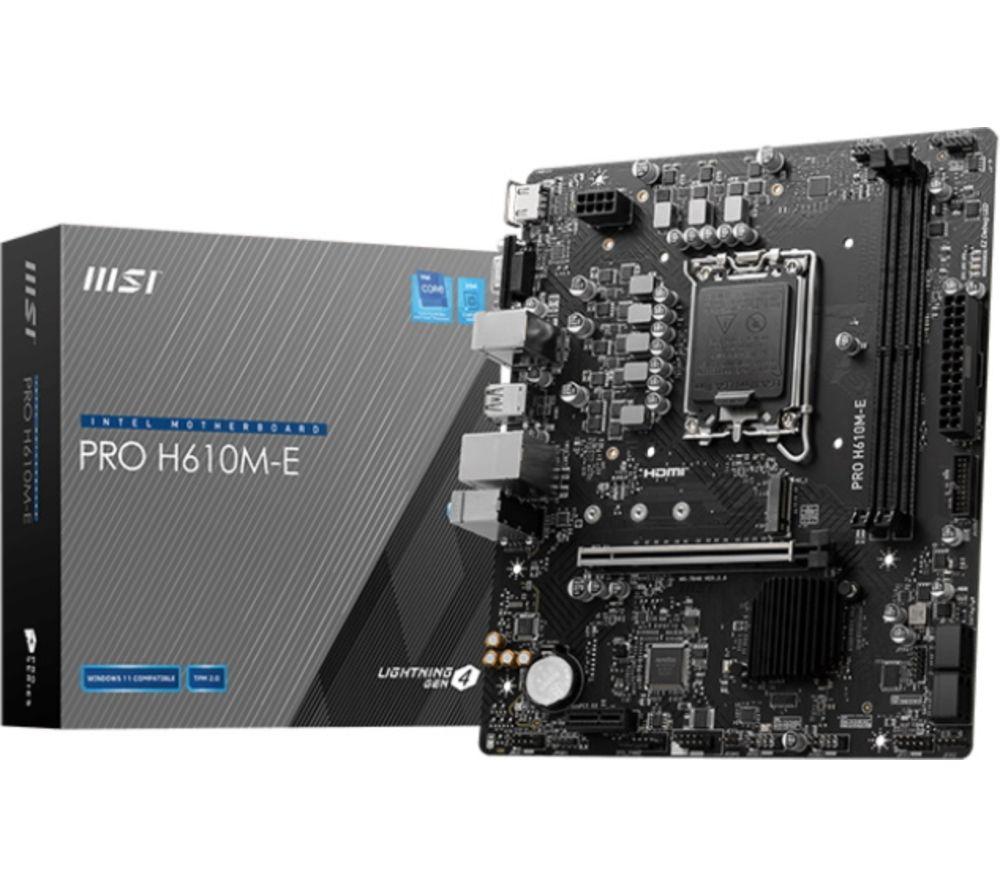 MSI PRO H610M-E DDR5 Motherboard image number 2 of 2