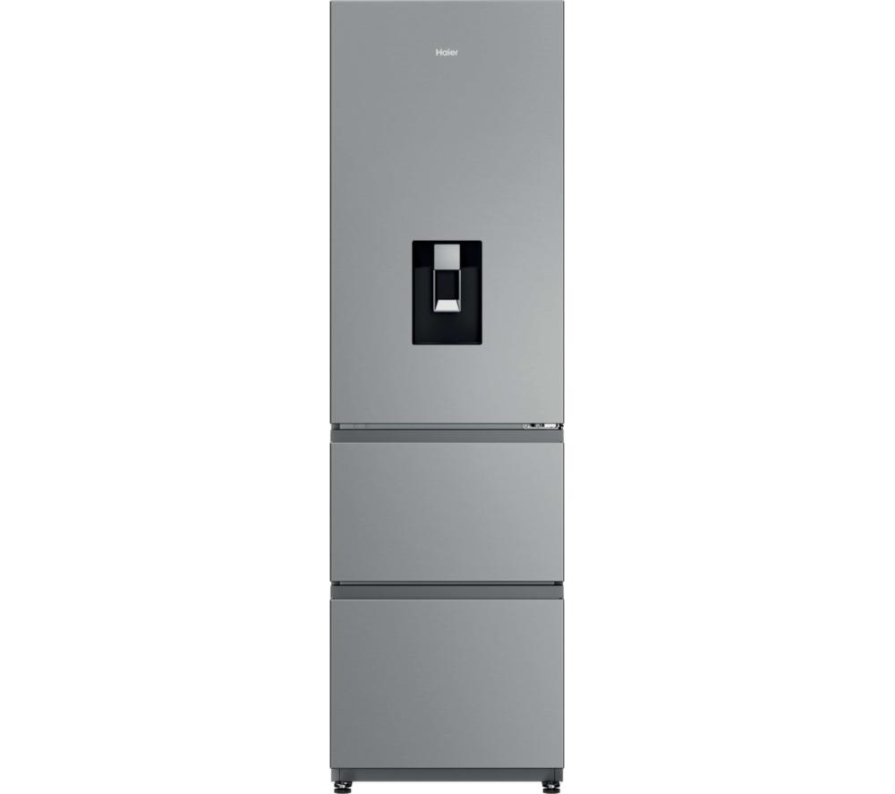 HAIER 3D Combi Series 3 HTR3518EWMXK 60/40 Fridge Freezer – Silver, Silver/Grey