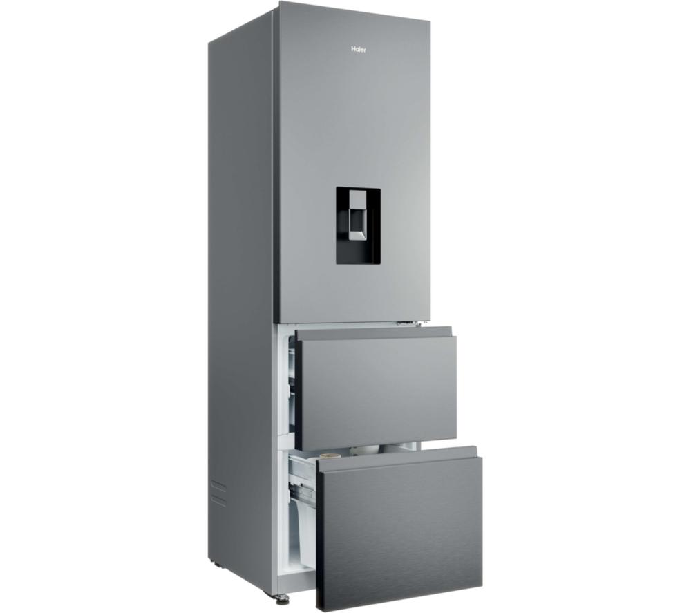 HAIER 3D Combi Series 3 HTR3518EWMXK 60/40 Fridge Freezer - Inox image number 2 of 17