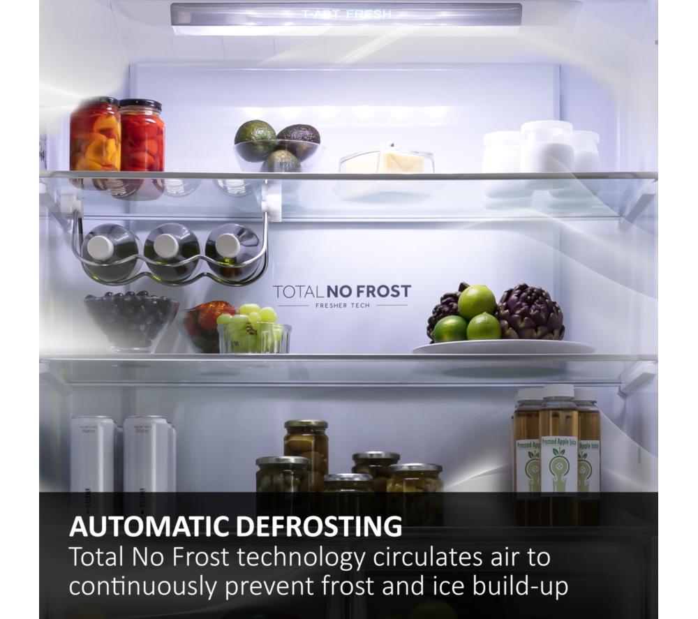 HAIER 3D Combi Series 3 HTR3518EWMXK 60/40 Fridge Freezer - Inox image number 12 of 17