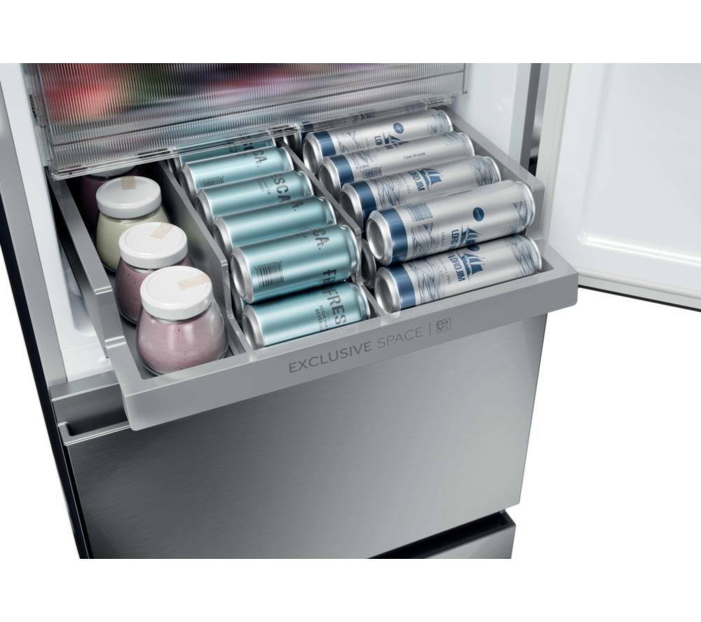 HAIER 3D Combi Series 3 HTR3518EWMXK 60/40 Fridge Freezer - Inox image number 13 of 17