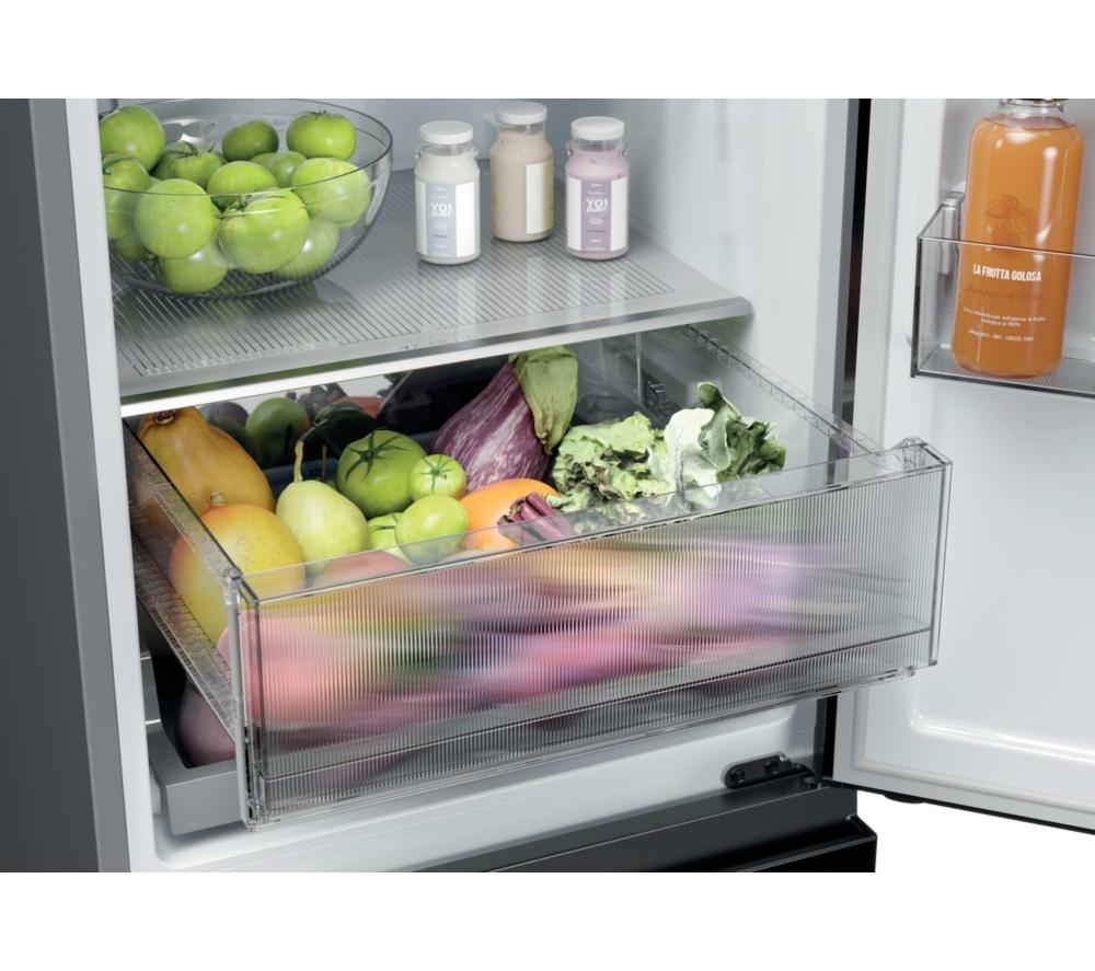 HAIER 3D Combi Series 3 HTR3518EWMXK 60/40 Fridge Freezer - Inox image number 14 of 17