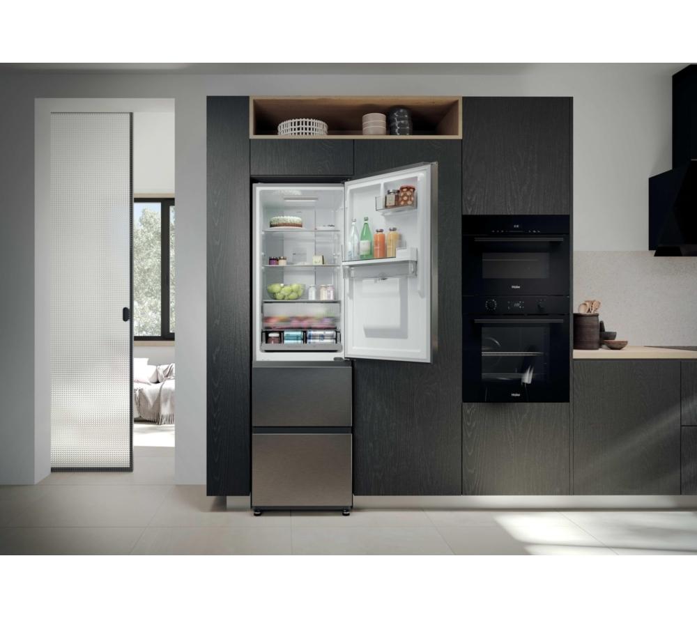 HAIER 3D Combi Series 3 HTR3518EWMXK 60/40 Fridge Freezer - Inox image number 17 of 17