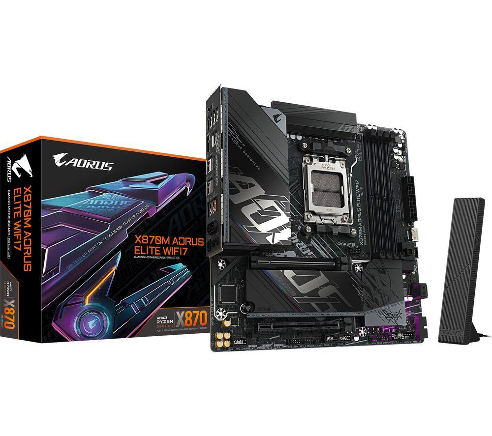 GIGABYTE Aorus Elite X870M AM5 WiFi7 Motherboard image number 2 of 5