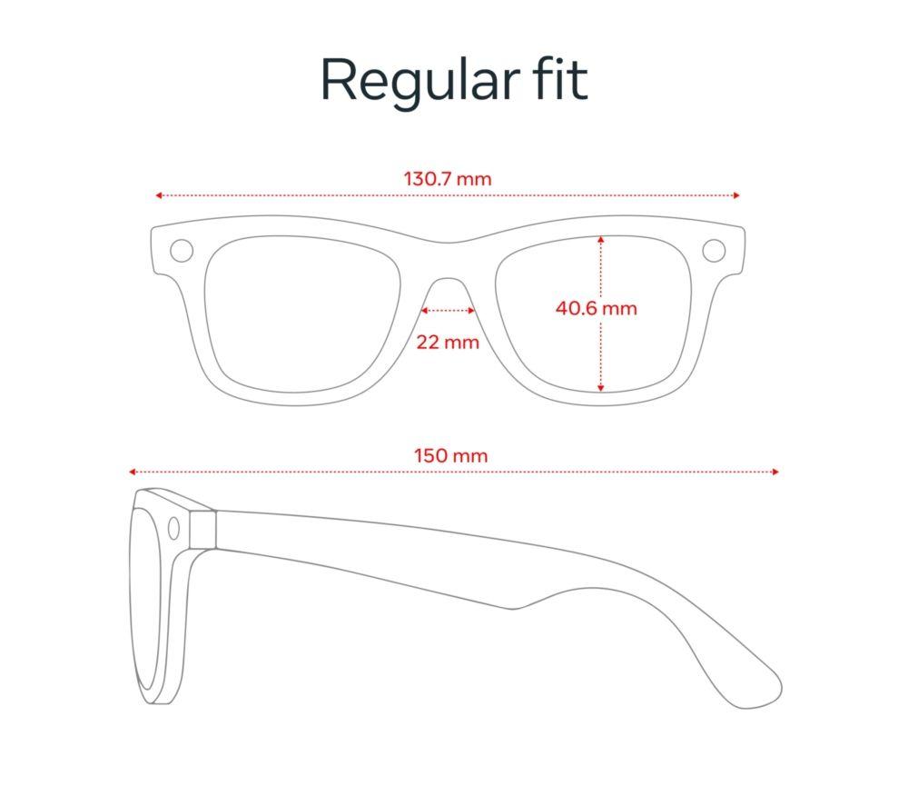 RAY-BAN META Wayfarer (Gen 2) Glasses - Matte Black with Clear Lenses image number 7 of 7