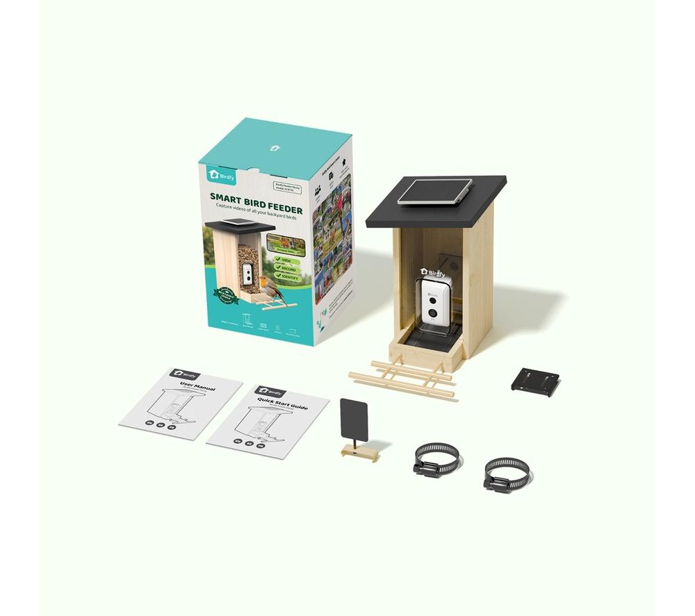 BIRDFY Ebony Lite Smart Bird Feeder with Camera and Solar Panel image number 11 of 11