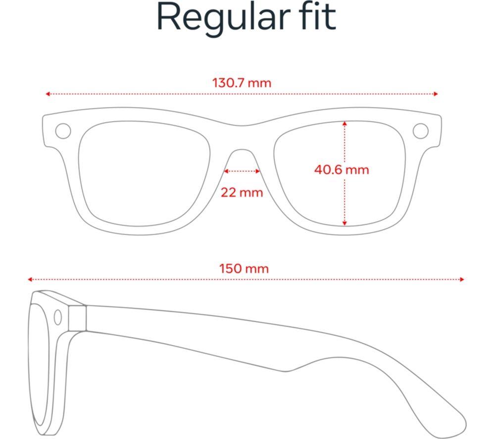 RAY-BAN META Wayfarer (Gen 2) Glasses - Shiny Black with Green Lenses image number 2 of 7