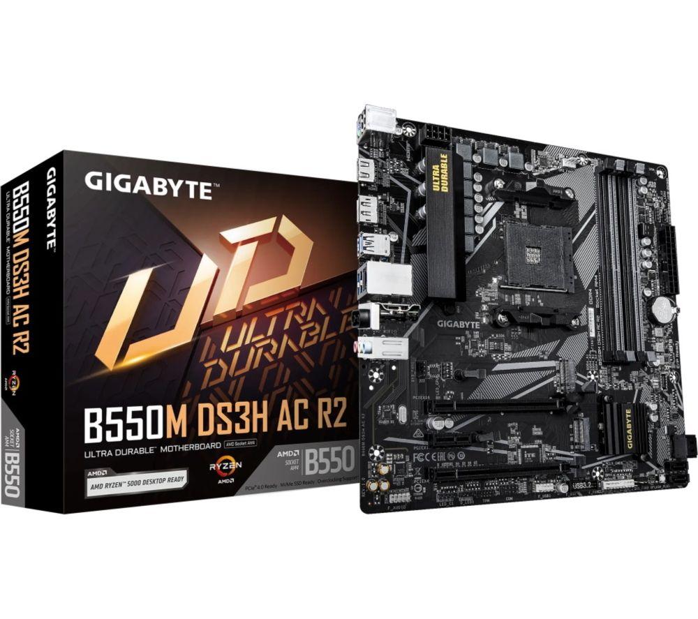 GIGABYTE DS3H AC R2 B550 AM4 Motherboard image number 2 of 2