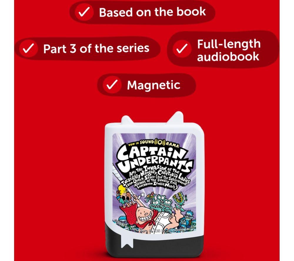 TONIES Pocket Audio Book - Dav Pilkey: Captain Underpants & Invasion of the Incredibly Naughty Cafeteria Ladies from Outer Space image number 4 of 4