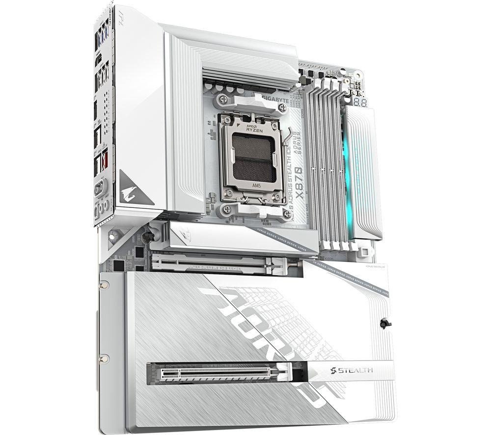 GIGABYTE Aorus STEALTH ICE X870 AM5 Motherboard image number 6 of 6