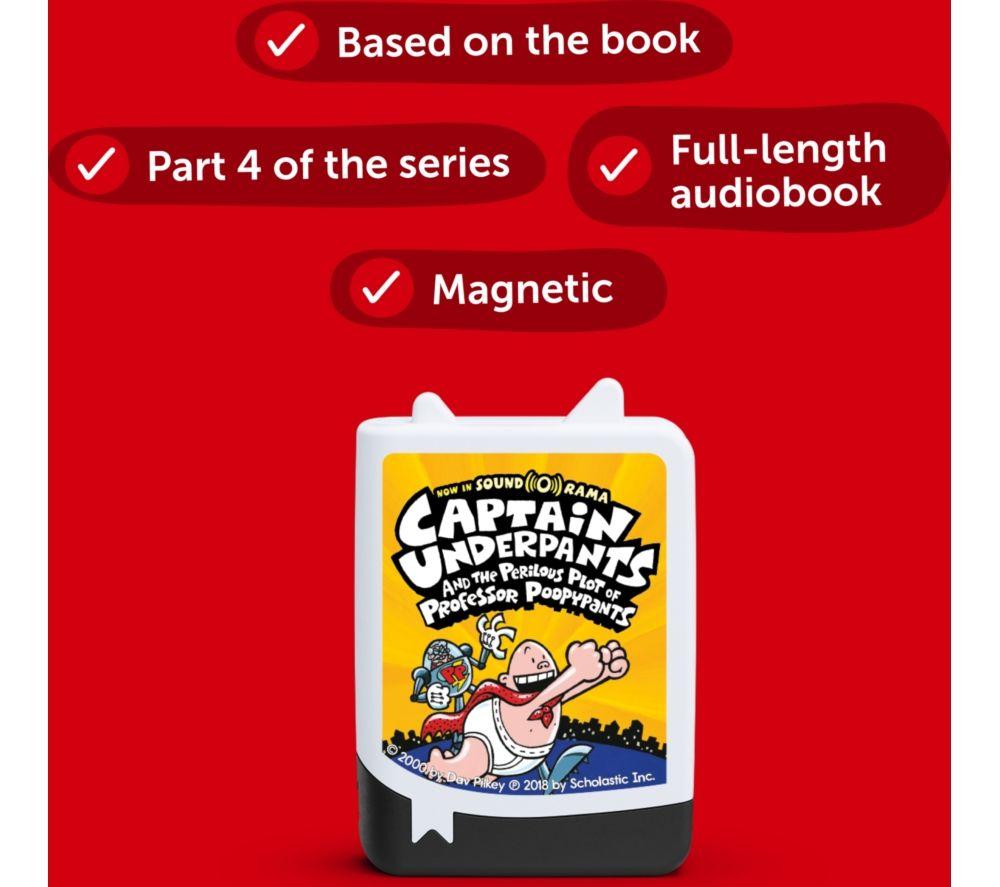 TONIES Pocket Audio Book - Dav Pilkey: Captain Underpants and the Perilous Plot of Professor Poopypants image number 2 of 4