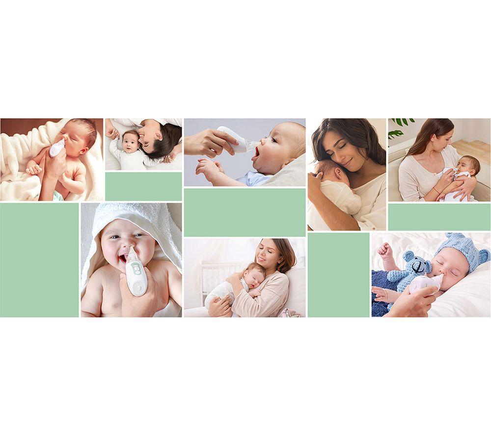 MOMCOZY 2‑in‑1 Baby Nasal Aspirator - White image number 2 of 8