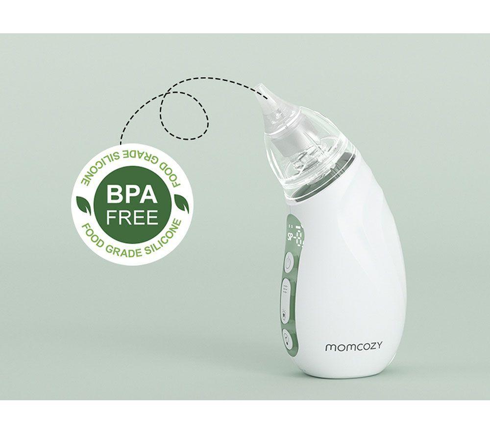 MOMCOZY 2‑in‑1 Baby Nasal Aspirator - White image number 3 of 8