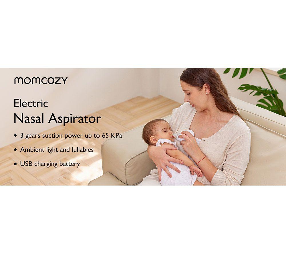 MOMCOZY 2‑in‑1 Baby Nasal Aspirator - White image number 6 of 8