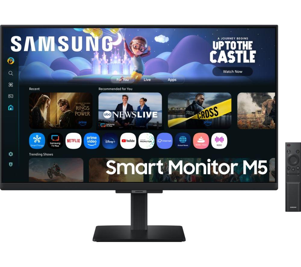 SAMSUNG LS27FM500EUXXU Smart M5 Full HD 27" IPS LCD Monitor - Black