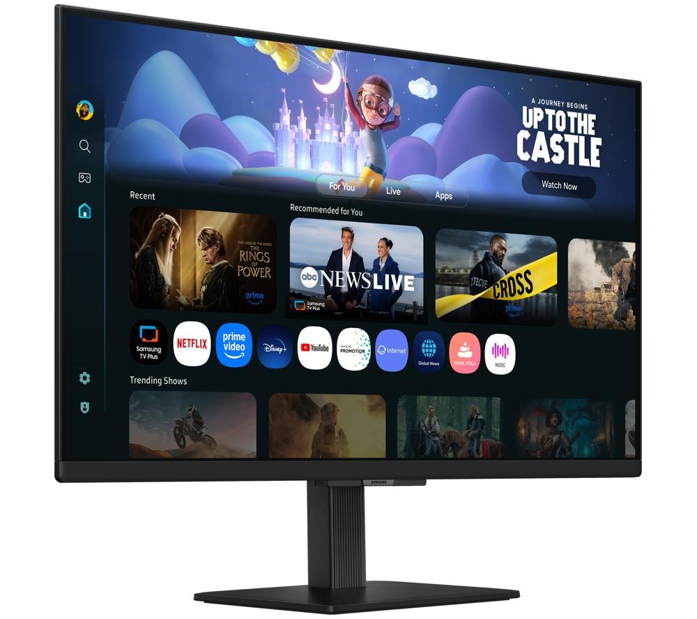 SAMSUNG LS27FM500EUXXU Smart M5 Full HD 27" IPS LCD Monitor - Black image number 3 of 11