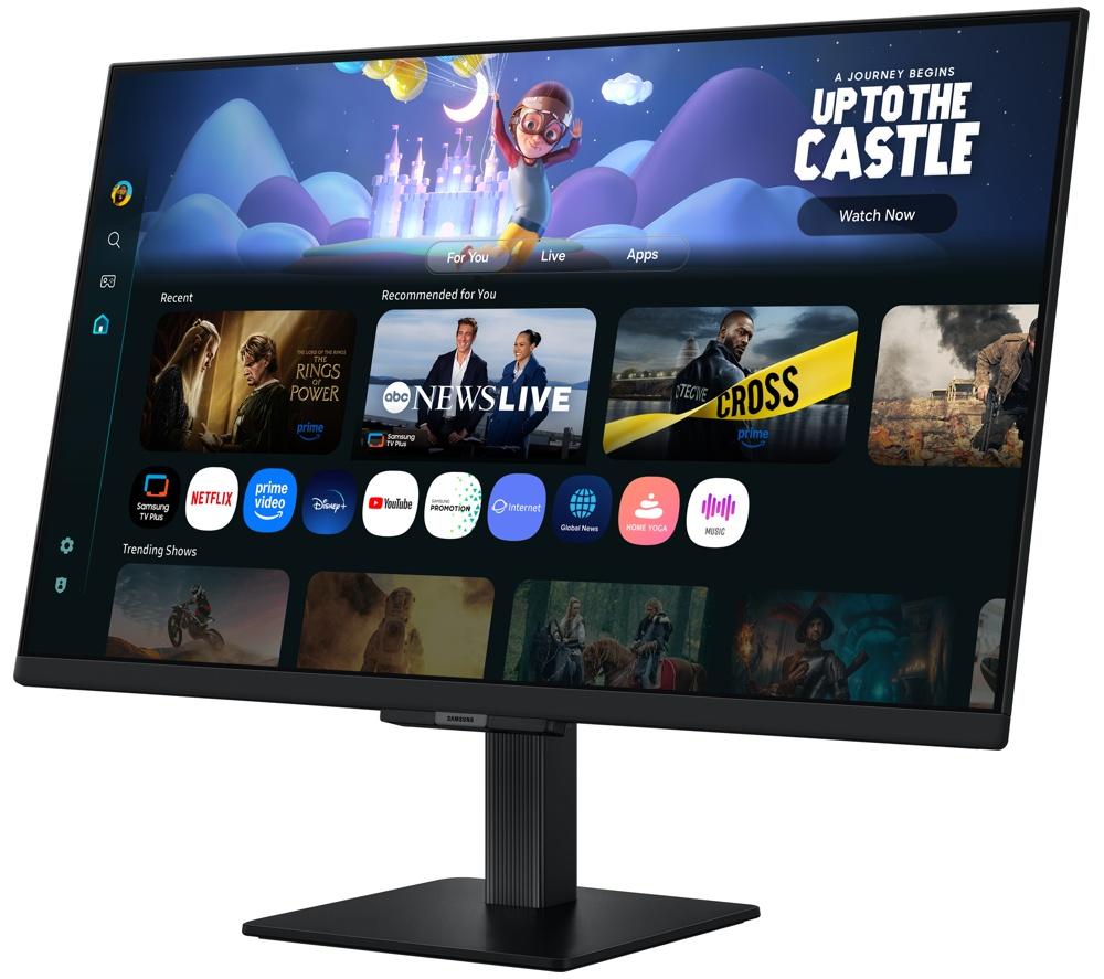 SAMSUNG LS27FM500EUXXU Smart M5 Full HD 27" IPS LCD Monitor - Black image number 7 of 11