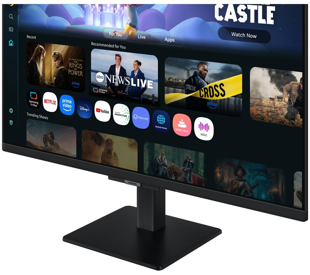 SAMSUNG LS27FM500EUXXU Smart M5 Full HD 27" IPS LCD Monitor - Black image number 9 of 11
