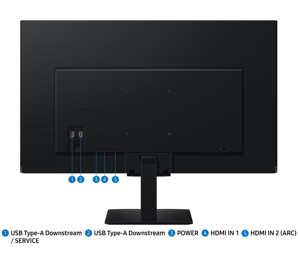 SAMSUNG LS27FM500EUXXU Smart M5 Full HD 27" IPS LCD Monitor - Black image number 11 of 11