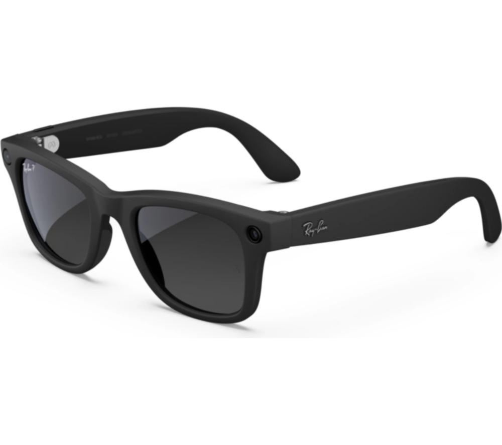 RAY-BAN Meta Wayfarer (Gen 2) Glasses - Matte Black with Gradient Graphite Lenses