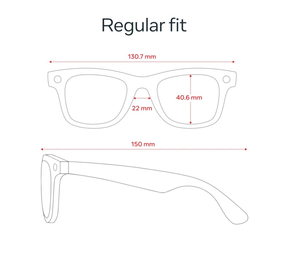 RAY-BAN META Meta Wayfarer (Gen 2) Glasses - Matte Black with Gradient Graphite Lenses image number 7 of 7