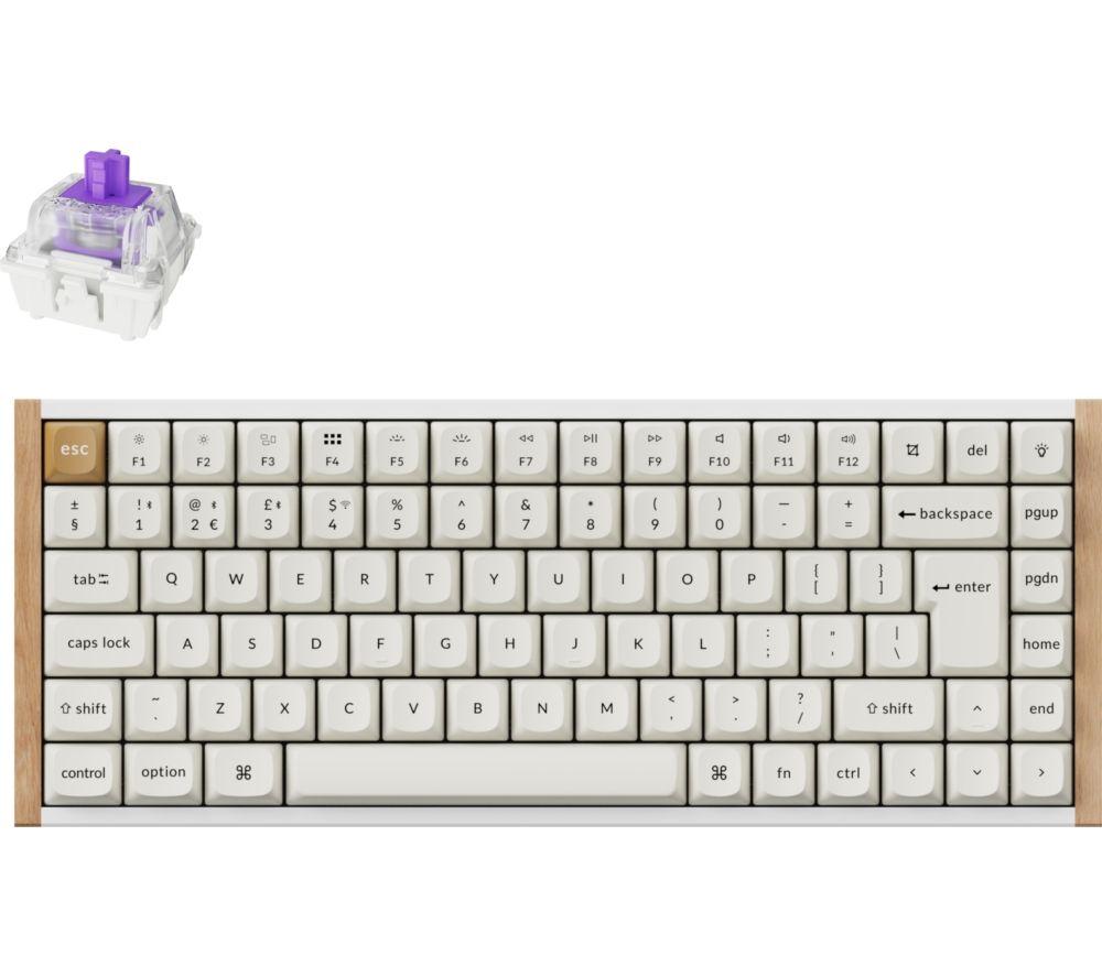 KEYCHRON K2 HE Wireless Mechanical Gaming Keyboard - White