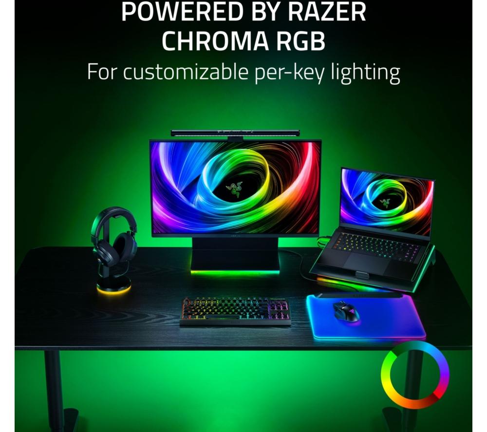 RAZER BlackWidow V4 Low-profile Tenkeyless HyperSpeed Wireless Mechanical Gaming Keyboard - Black image number 7 of 10