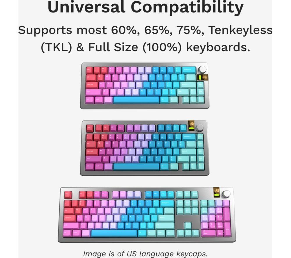 GLORIOUS GPBT Keycaps - UK Layout, Daydream image number 7 of 11